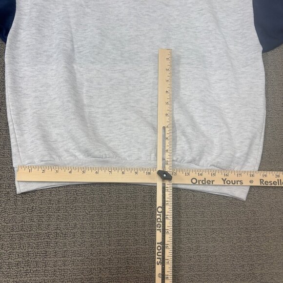 Vintage San Francisco Pullover Fleece Sweater Medium Quater Zip Lightweight 90s - Picture 9 of 11